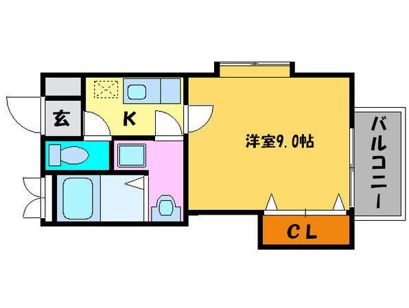 メゾンベリ－ウエストの物件間取画像